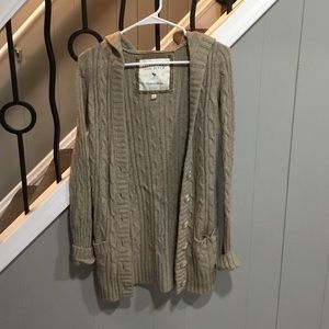 Hooded Abercrombie & Fitch Cardigan